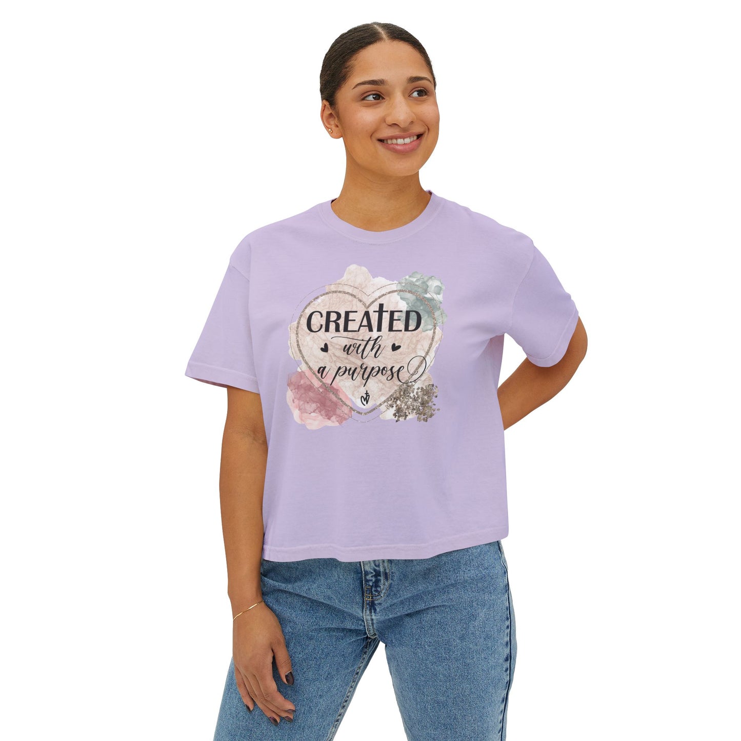 Created With Purpose Women's Boxy Tee