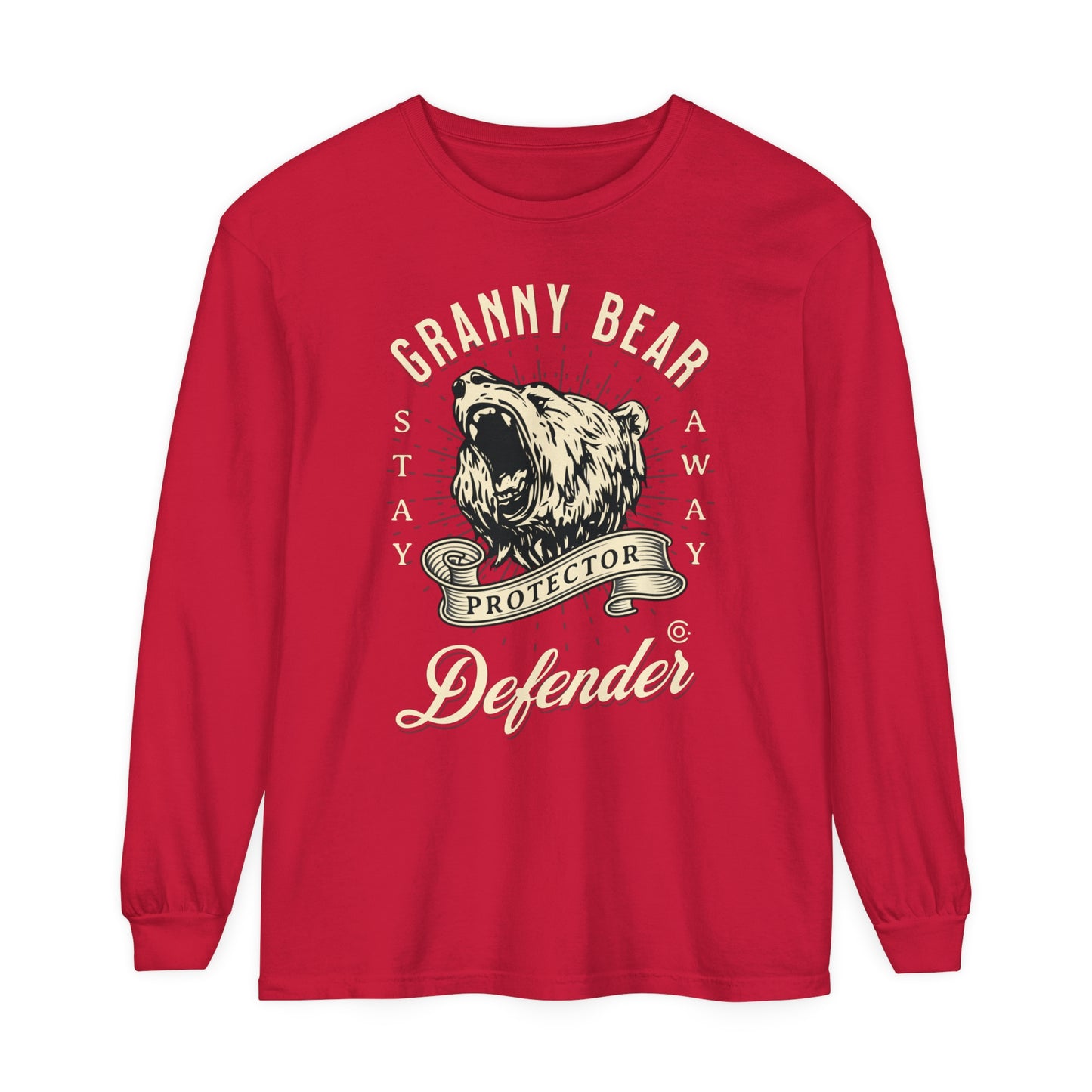 Granny Bear Protector Long Sleeve T-Shirt