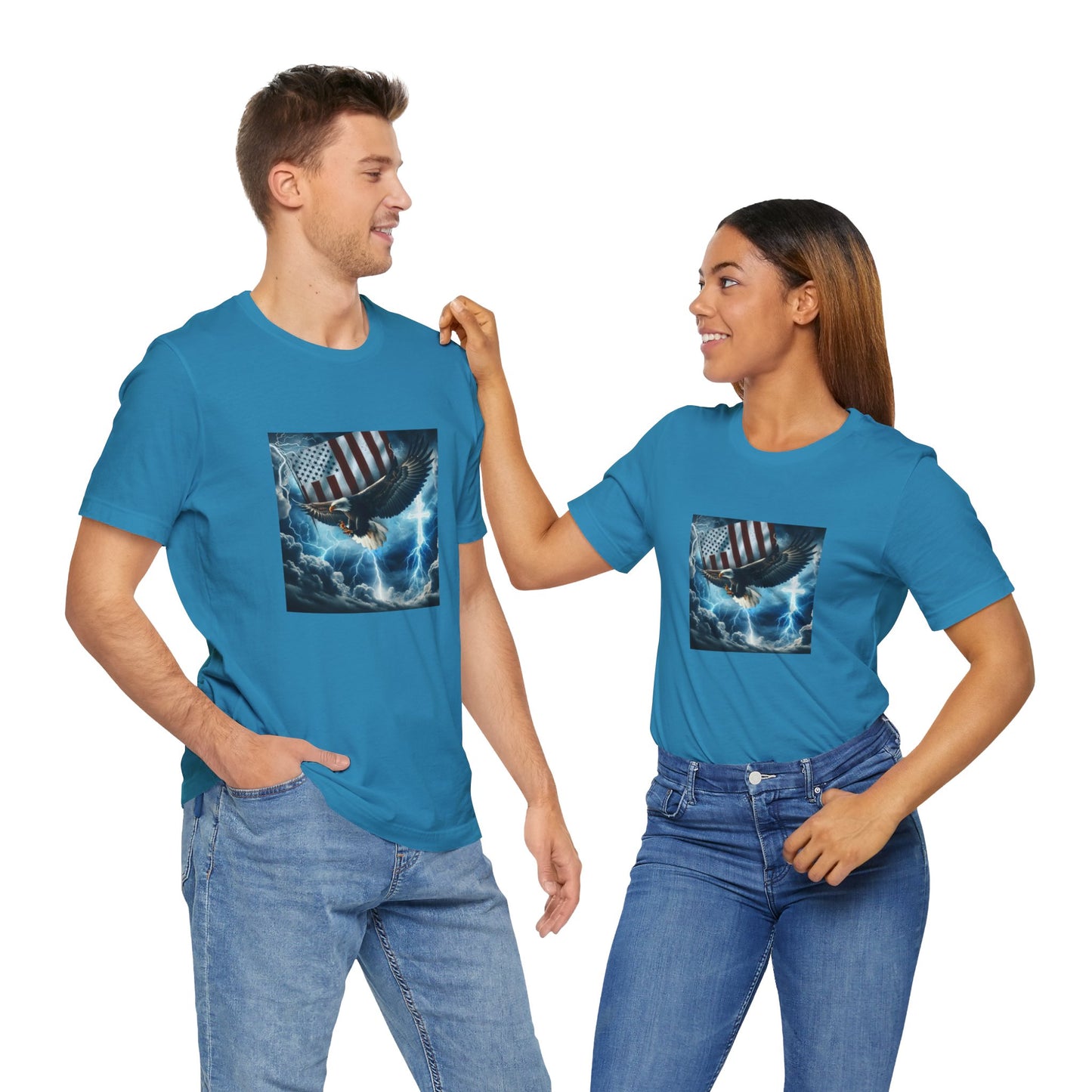 Soaring Eagle Unisex Flag Tee