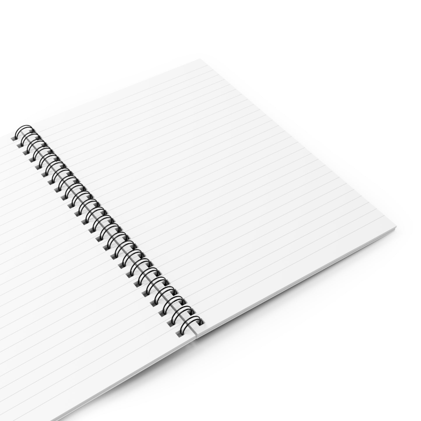 Healing Waves Frequency Spiral Notebook - Ruled Line - Pink