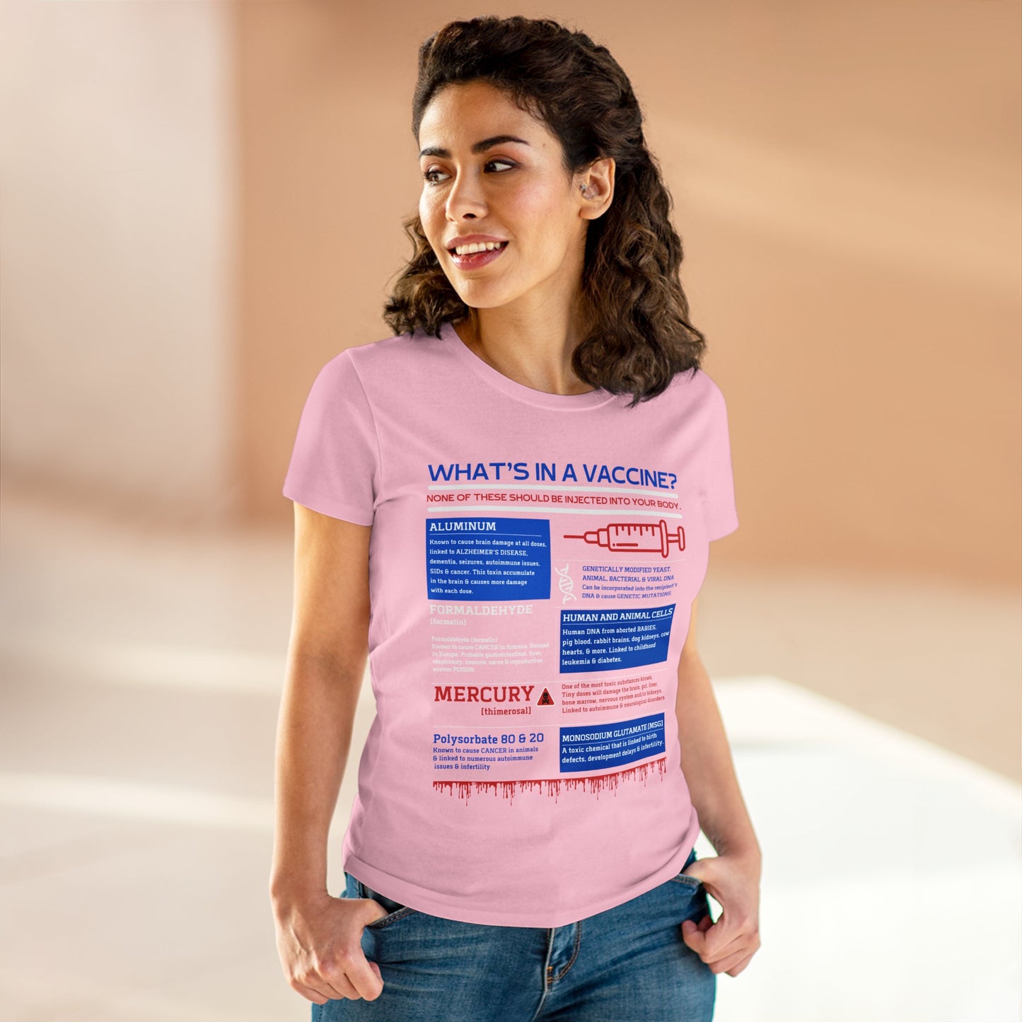 What's In A Vaccine? (Gildan Women's Tee)