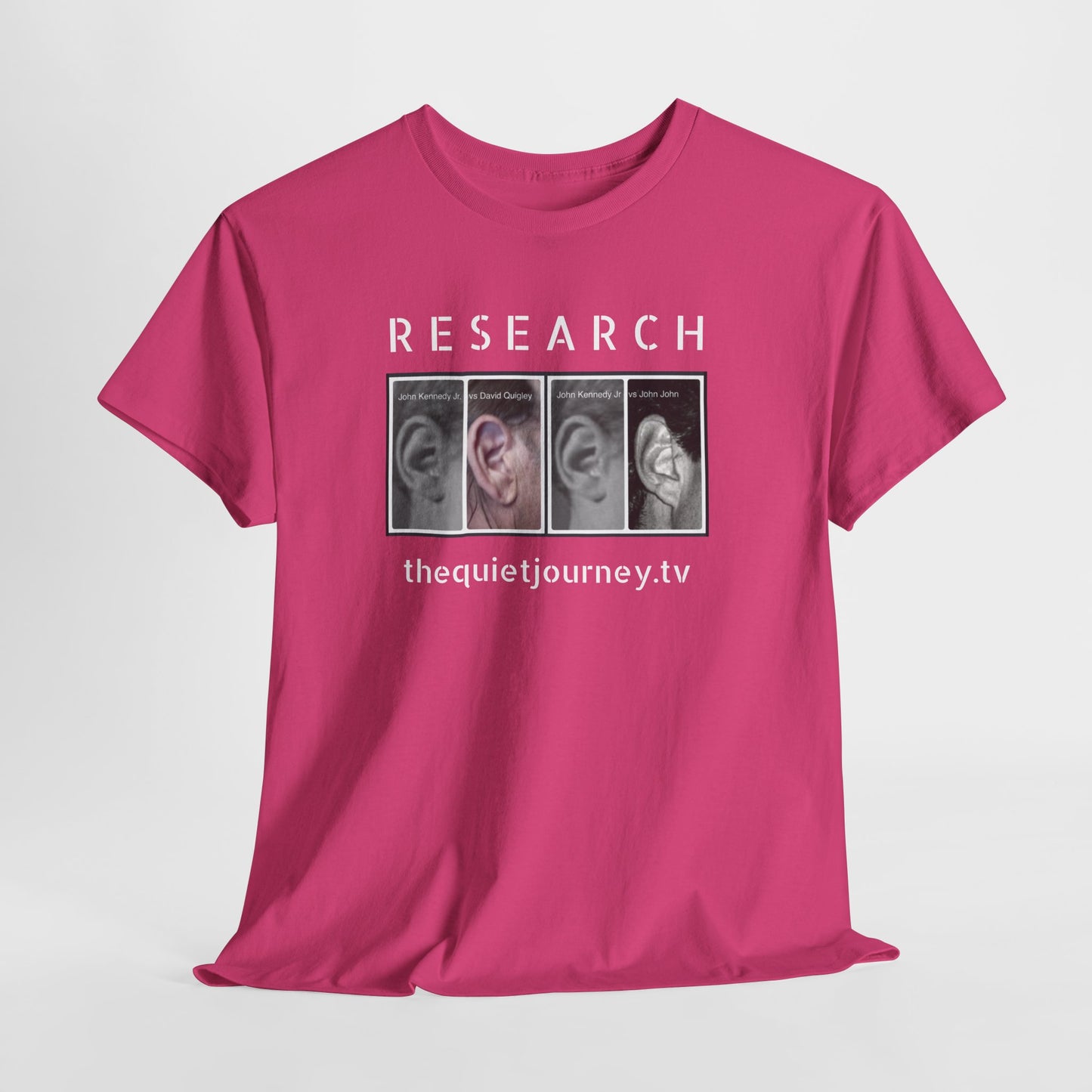 RESEARCH EARS (White Text) - Gildan