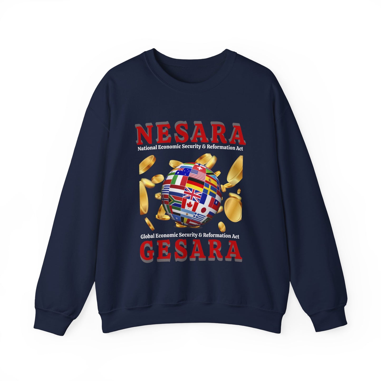 NESARA GESARA World Unisex Heavy Blend™ Crewneck Sweatshirt