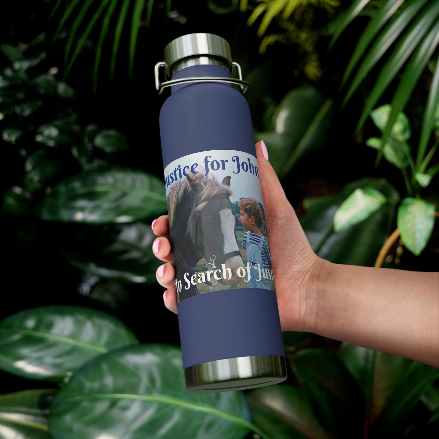 Justice For John Jr. Copper Vacuum Insulated Bottle, 22oz