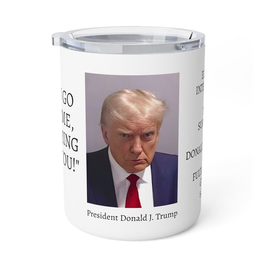 Trump Mug Shot Insulated Coffee Mug, 10oz