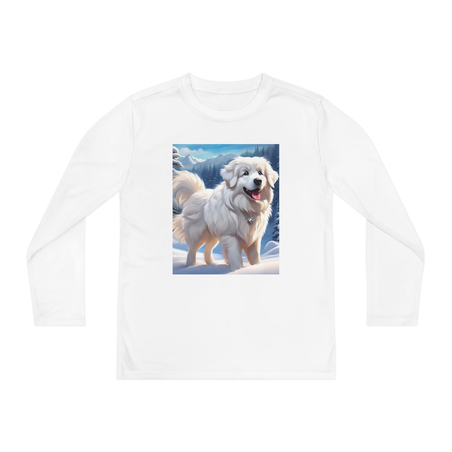 Great Pyrenees Youth Long Sleeve Competitor Tee