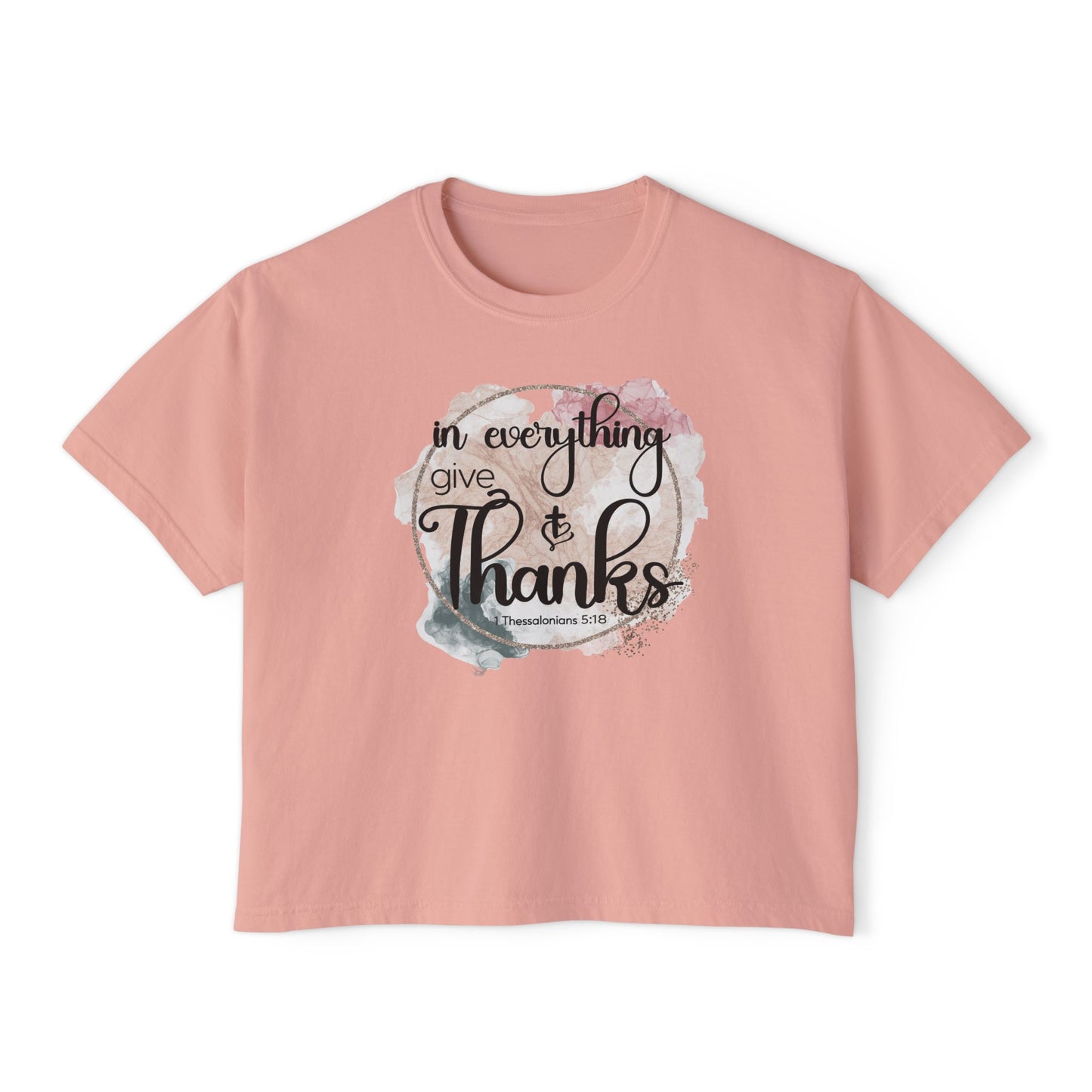 Give Thanks Women's Boxy Tee