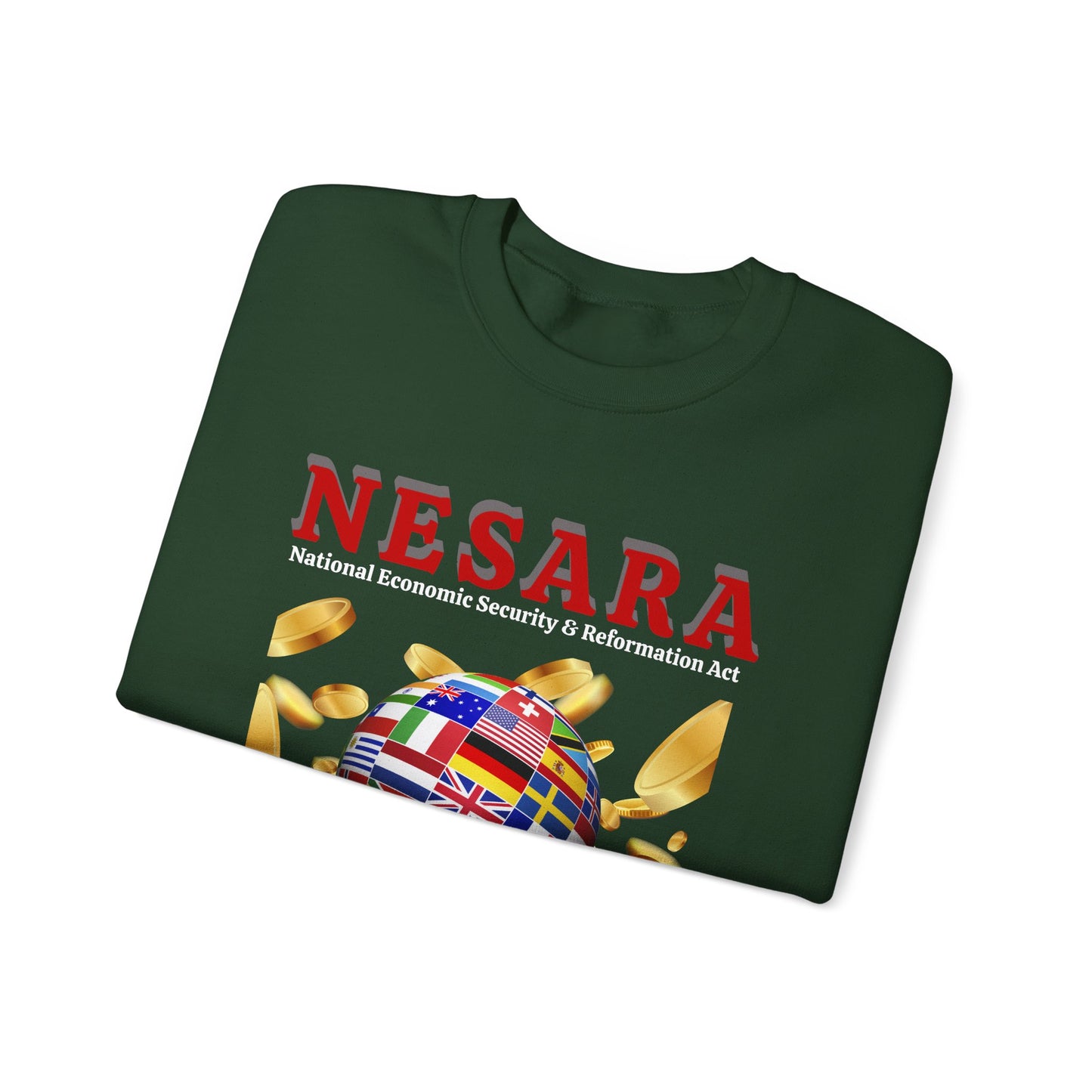 NESARA GESARA World Unisex Heavy Blend™ Crewneck Sweatshirt