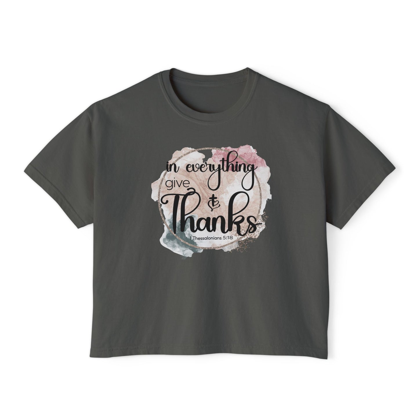 Give Thanks Women's Boxy Tee