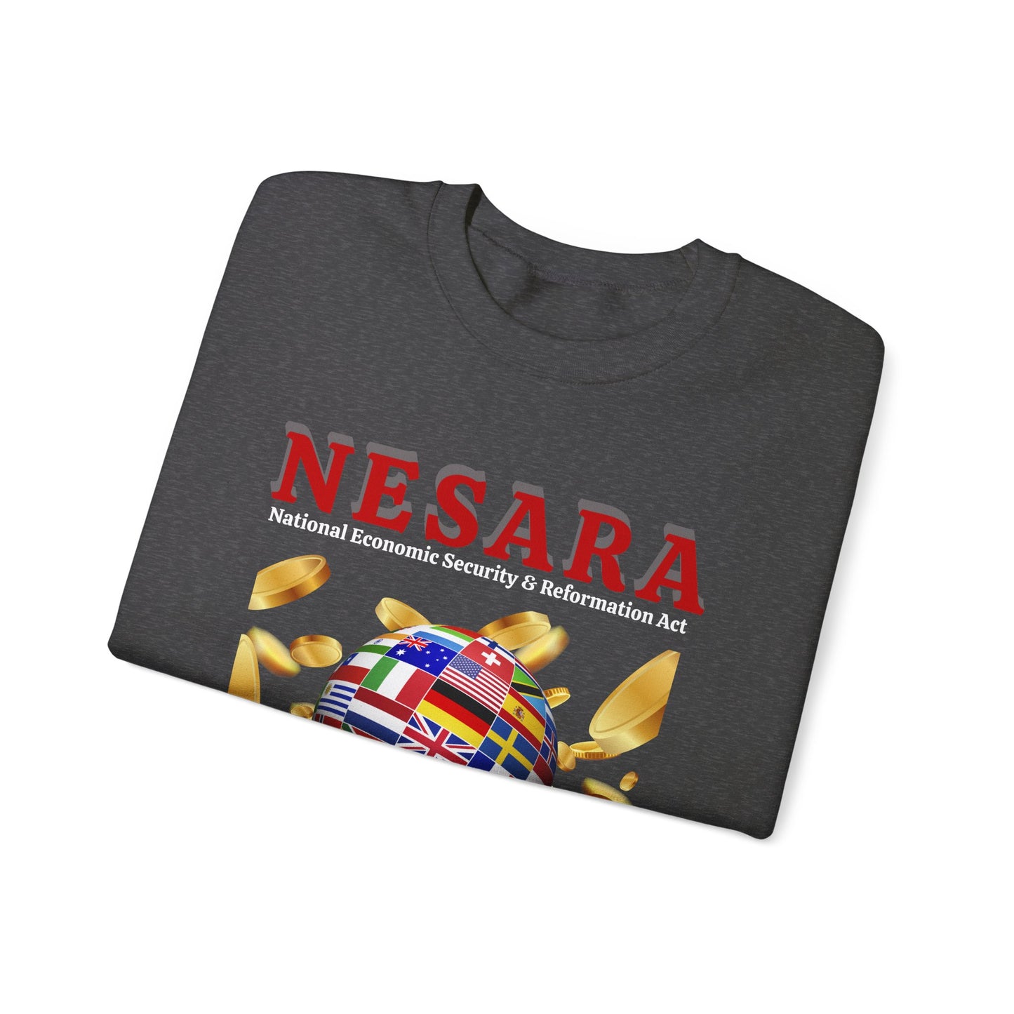 NESARA GESARA World Unisex Heavy Blend™ Crewneck Sweatshirt