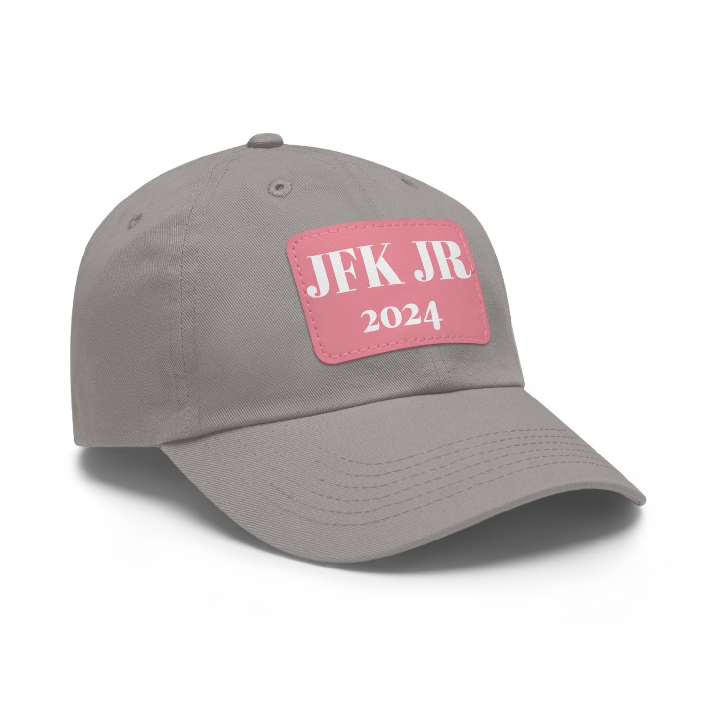 JFK JR 2024 Dad Hat with Leather Patch (Rectangle)