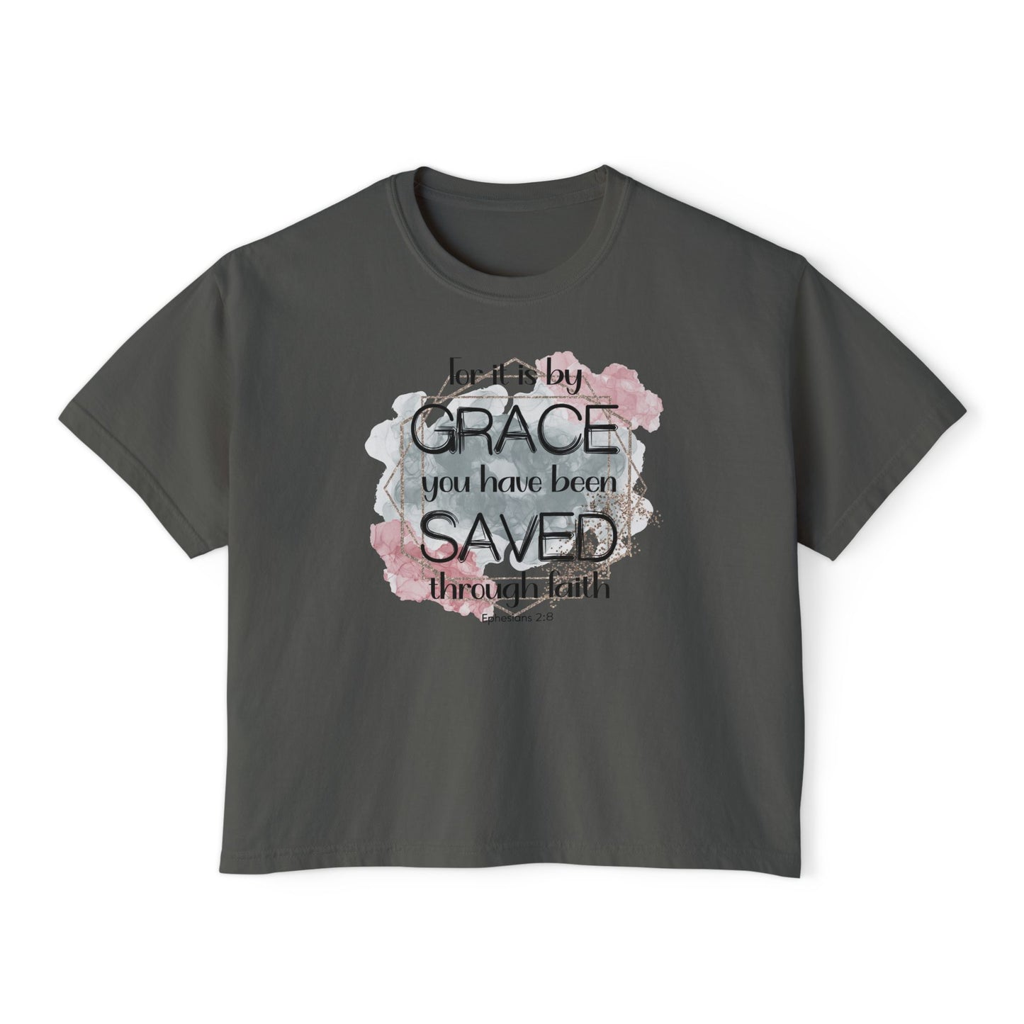 Saved By Grace Women's Boxy Tee