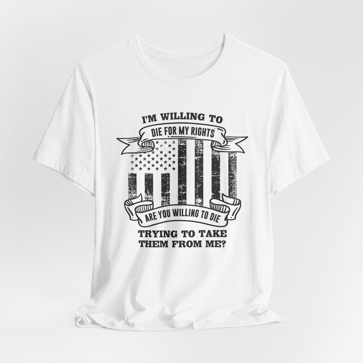 Die For My Rights Civil Peace Flag Tee - Bella