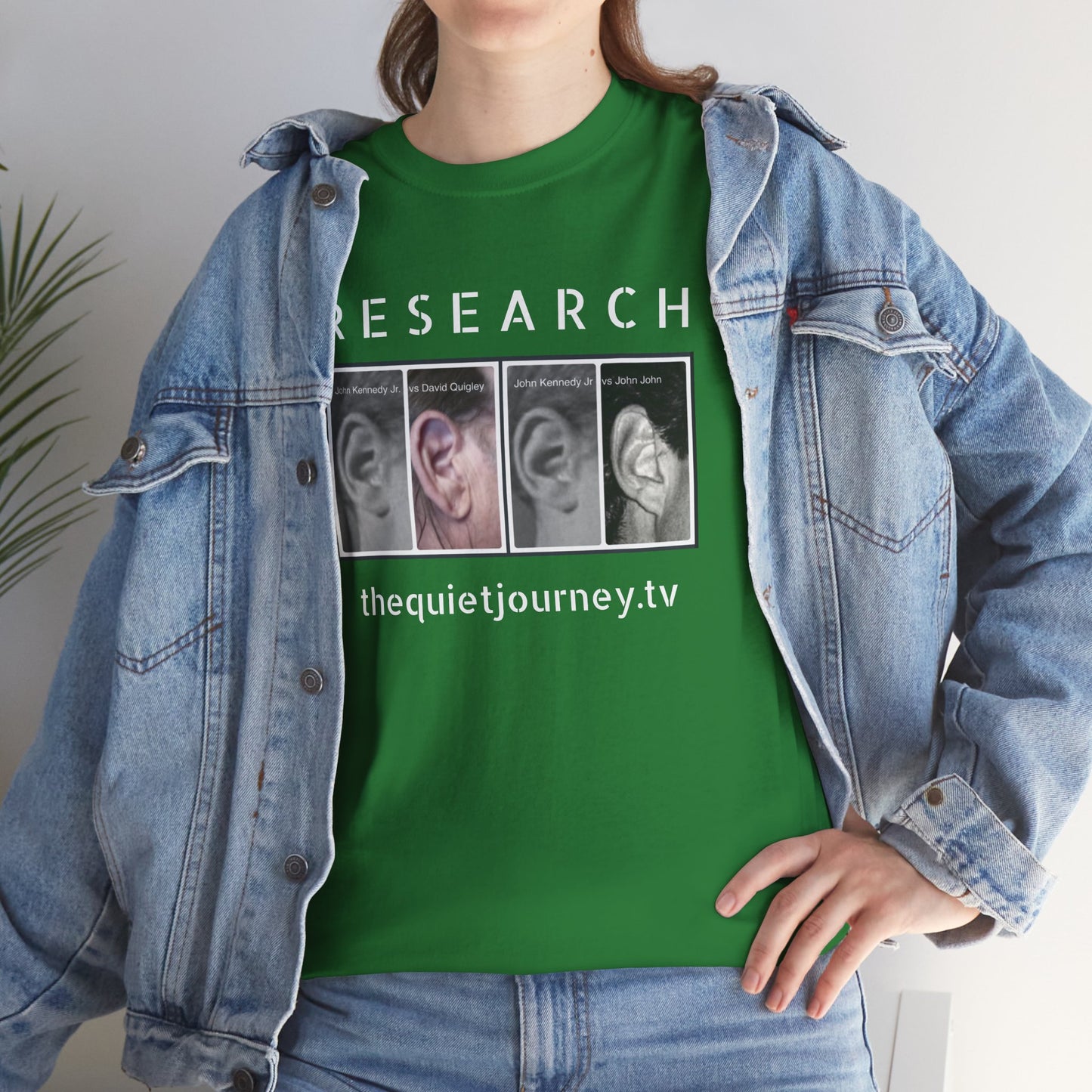 RESEARCH EARS (White Text) - Gildan