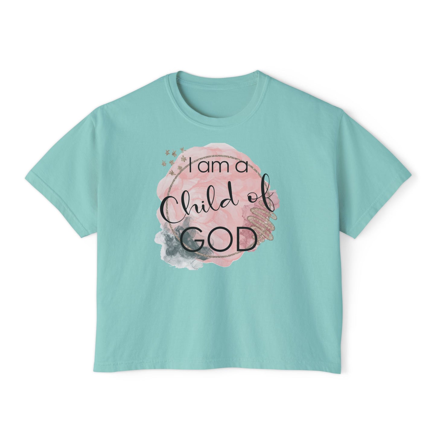 I Am A Child of God Women's Boxy Tee