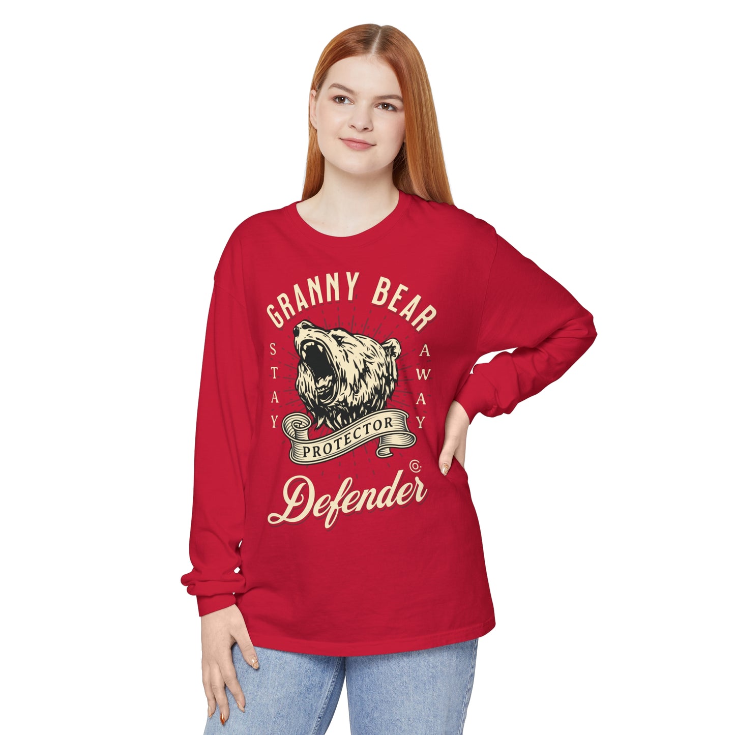 Granny Bear Protector Long Sleeve T-Shirt
