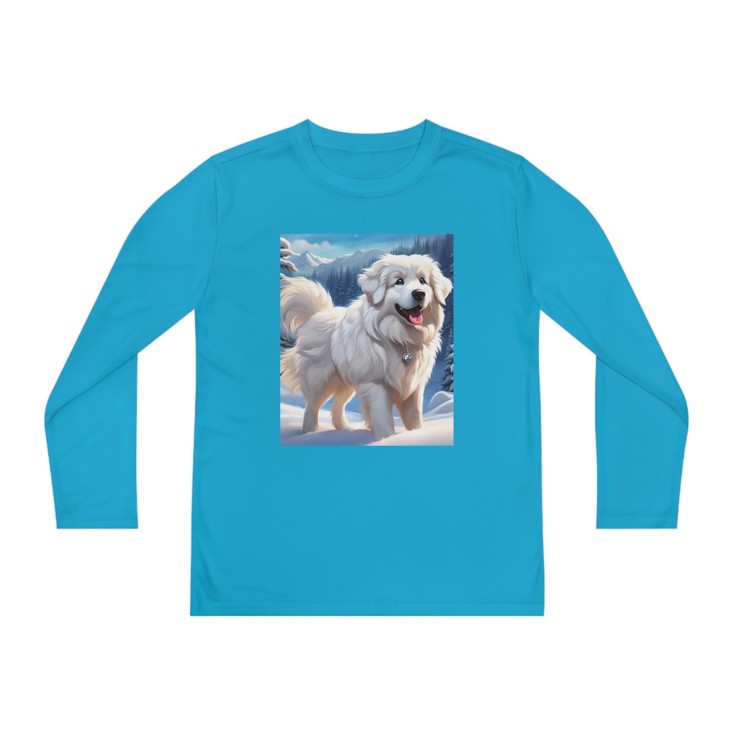 Great Pyrenees Youth Long Sleeve Competitor Tee