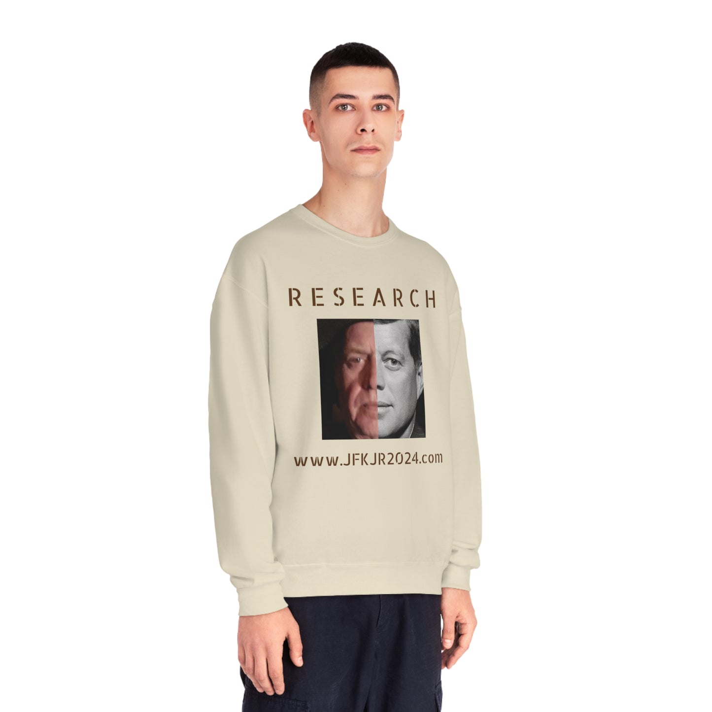 Research Faces Sweatshirt