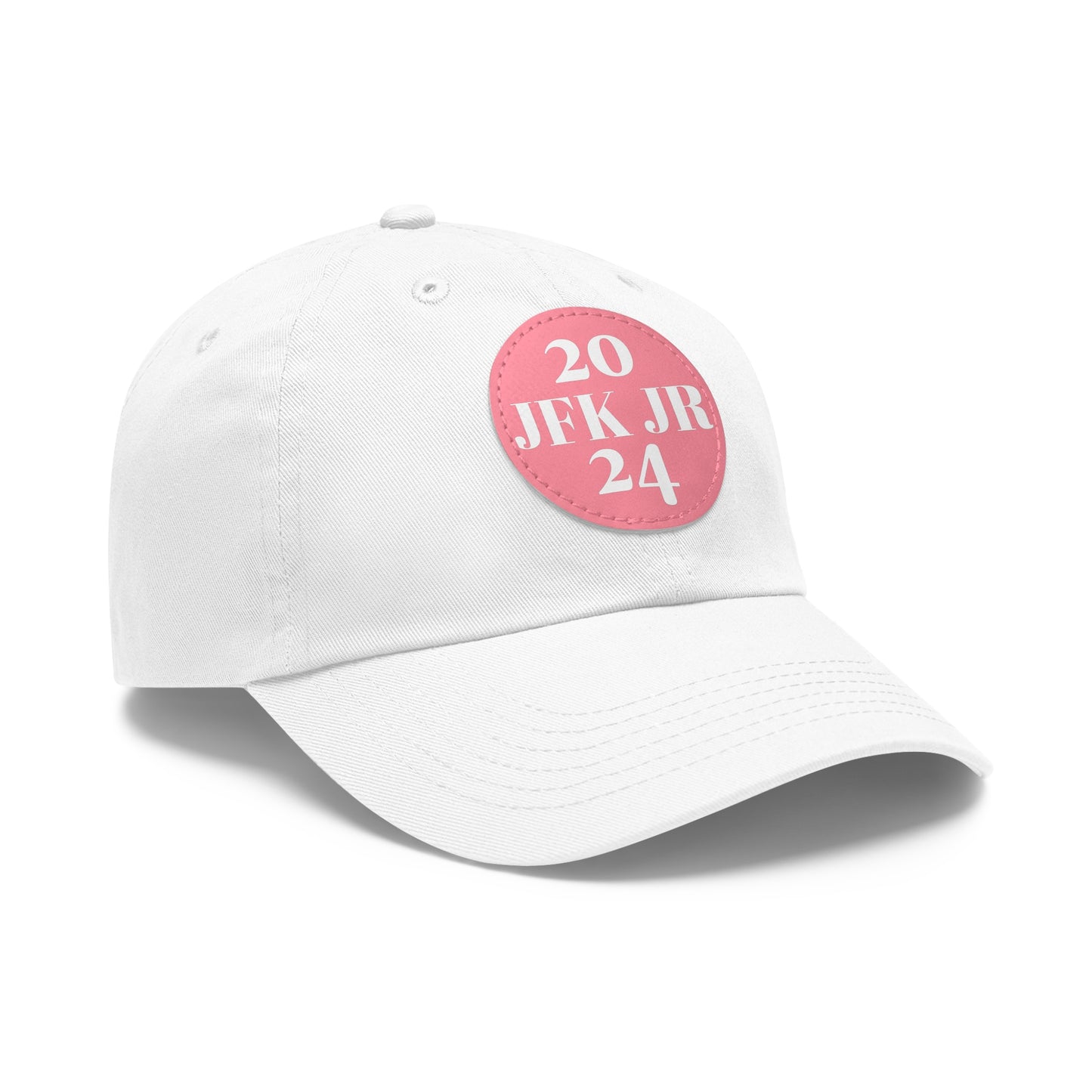 JFK JR 2024 Dad Hat with Leather Patch (Round)