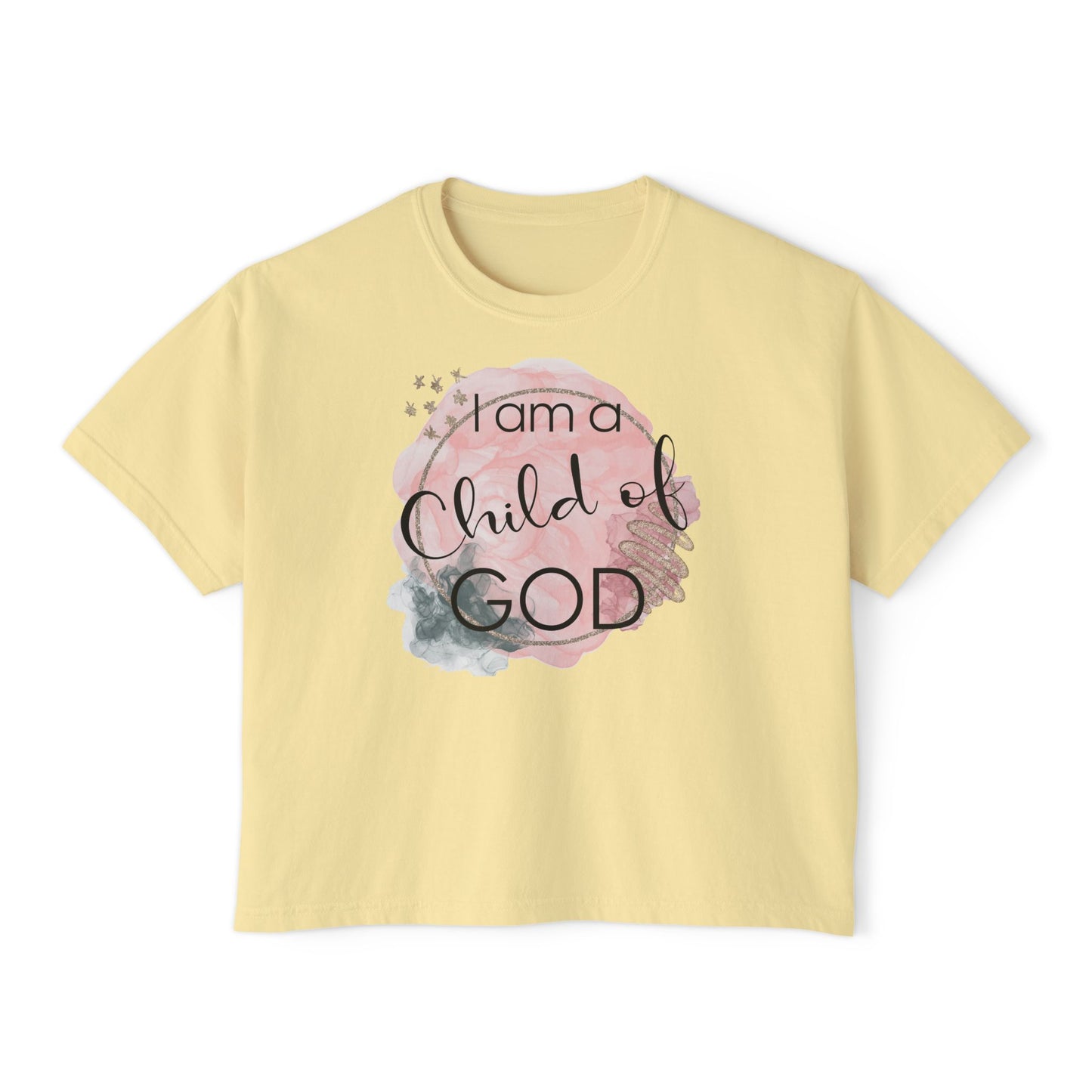 I Am A Child of God Women's Boxy Tee