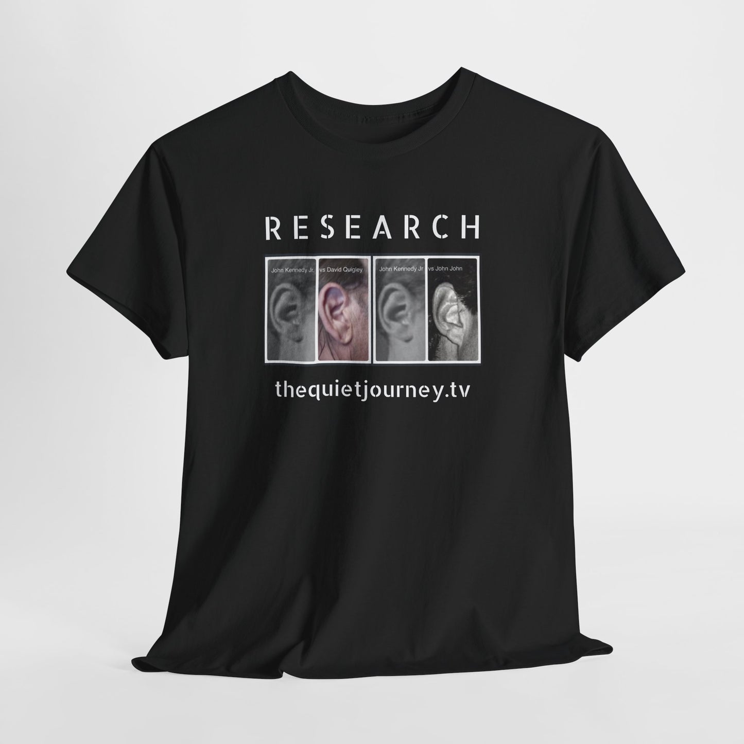 RESEARCH EARS (White Text) - Gildan