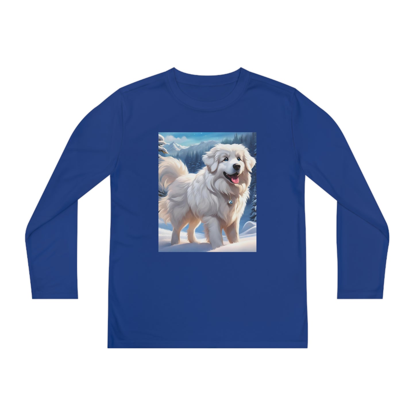 Great Pyrenees Youth Long Sleeve Competitor Tee