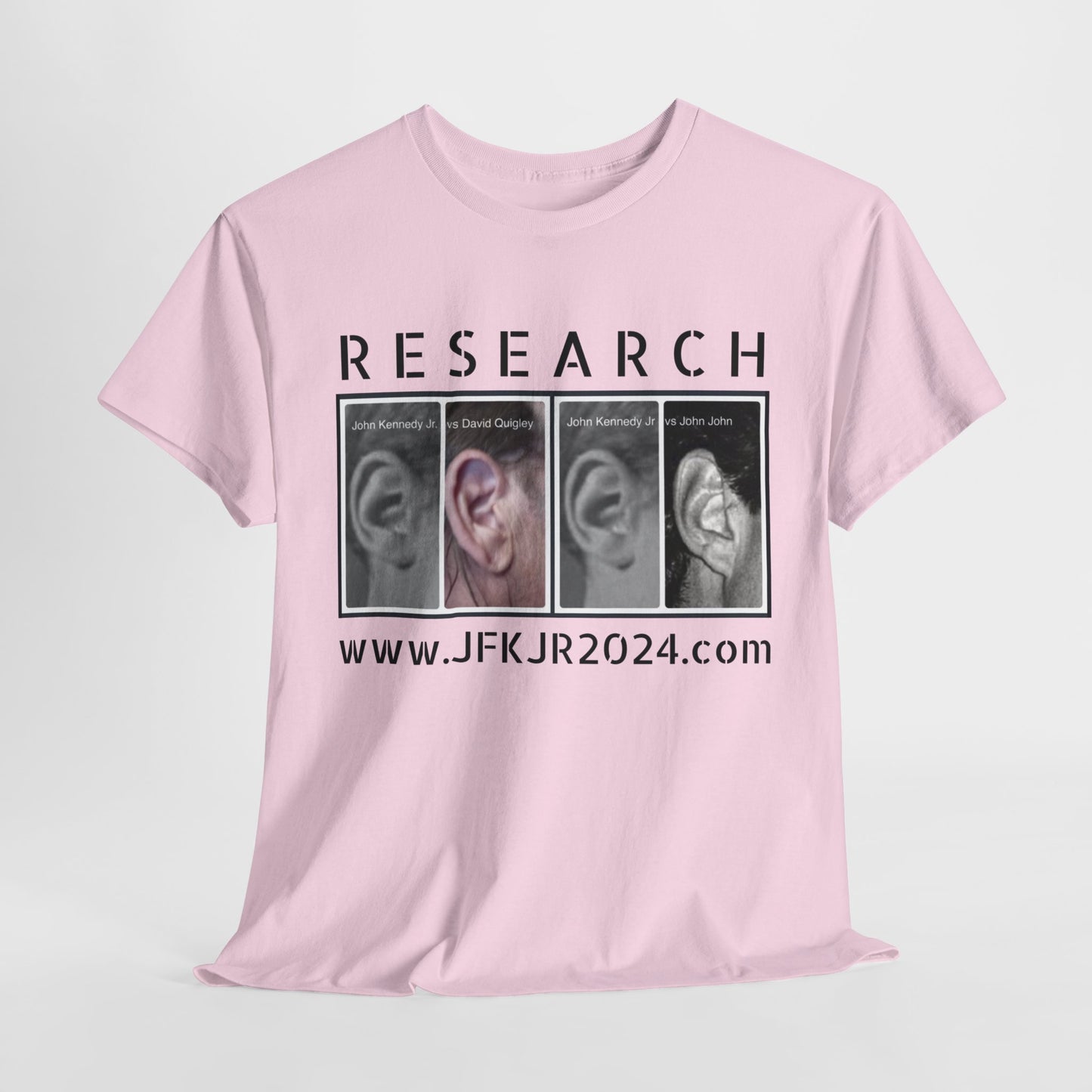 RESEARCH EARS (Black Text) - Gildan