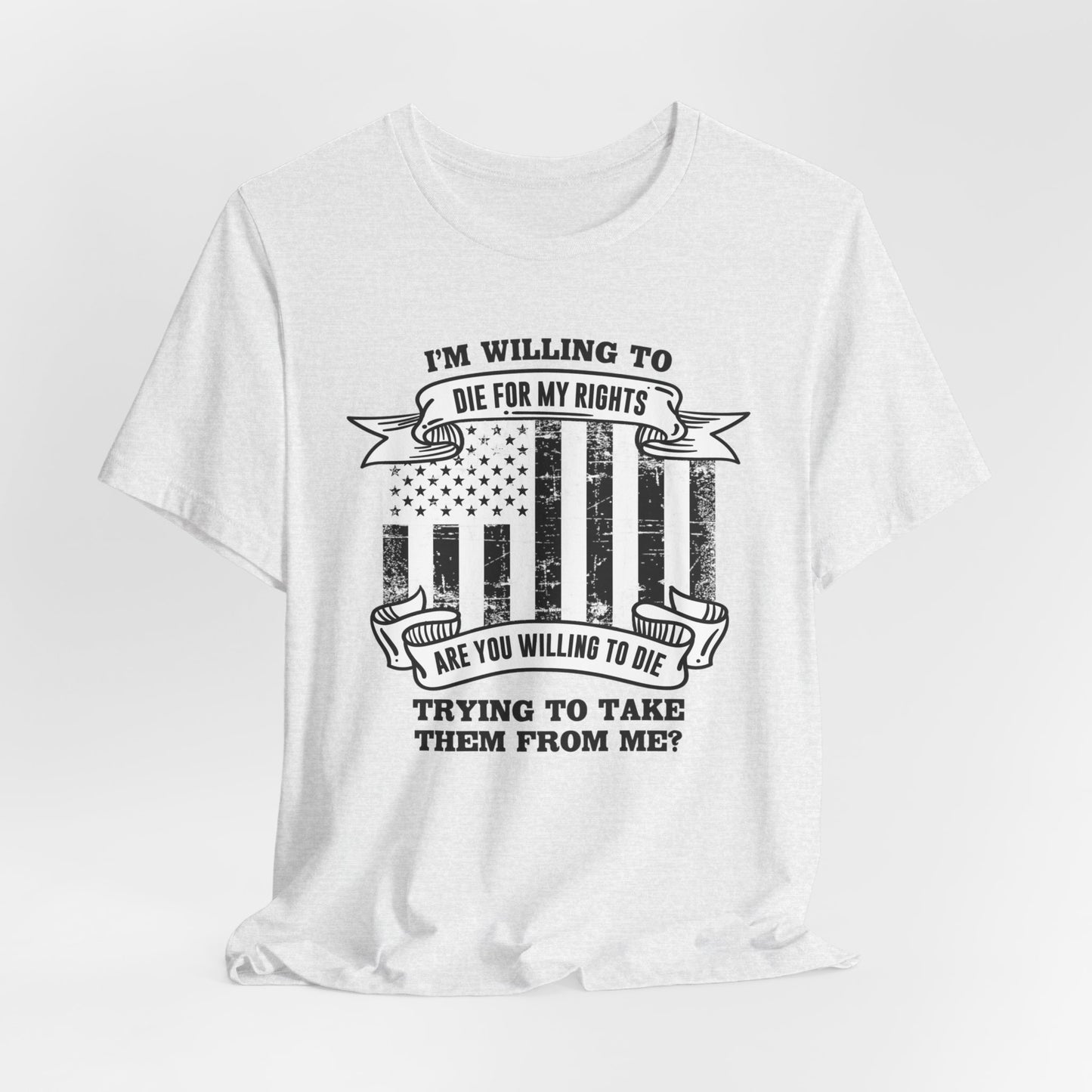 Die For My Rights Civil Peace Flag Tee - Bella