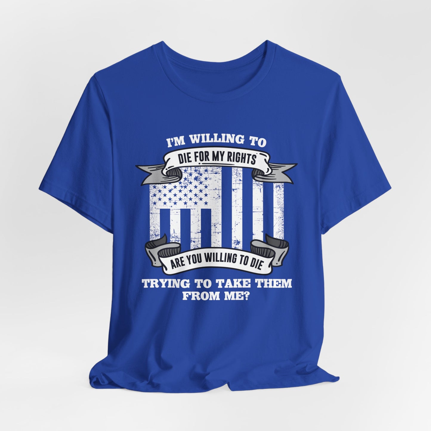 Die For My Rights Civil Peace Flag Tee - Bella