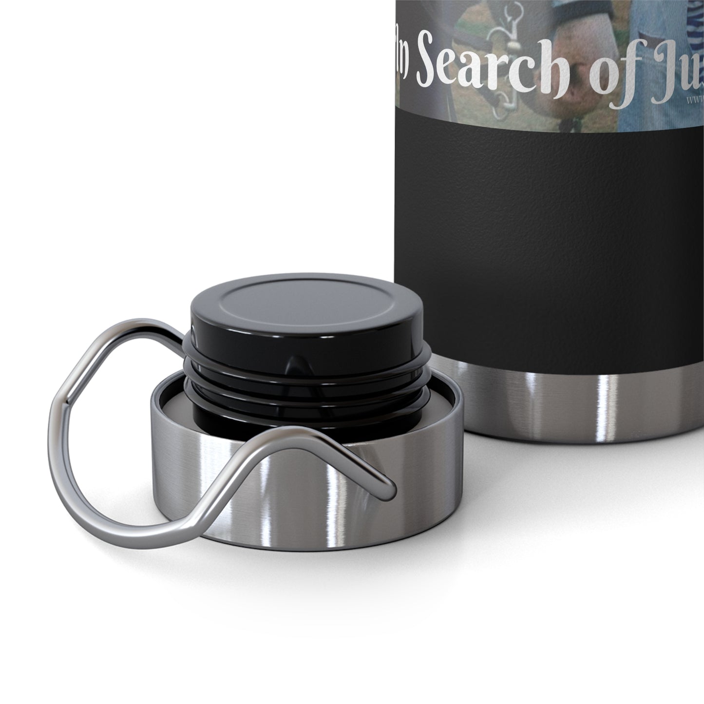 Justice For John Jr. Copper Vacuum Insulated Bottle, 22oz