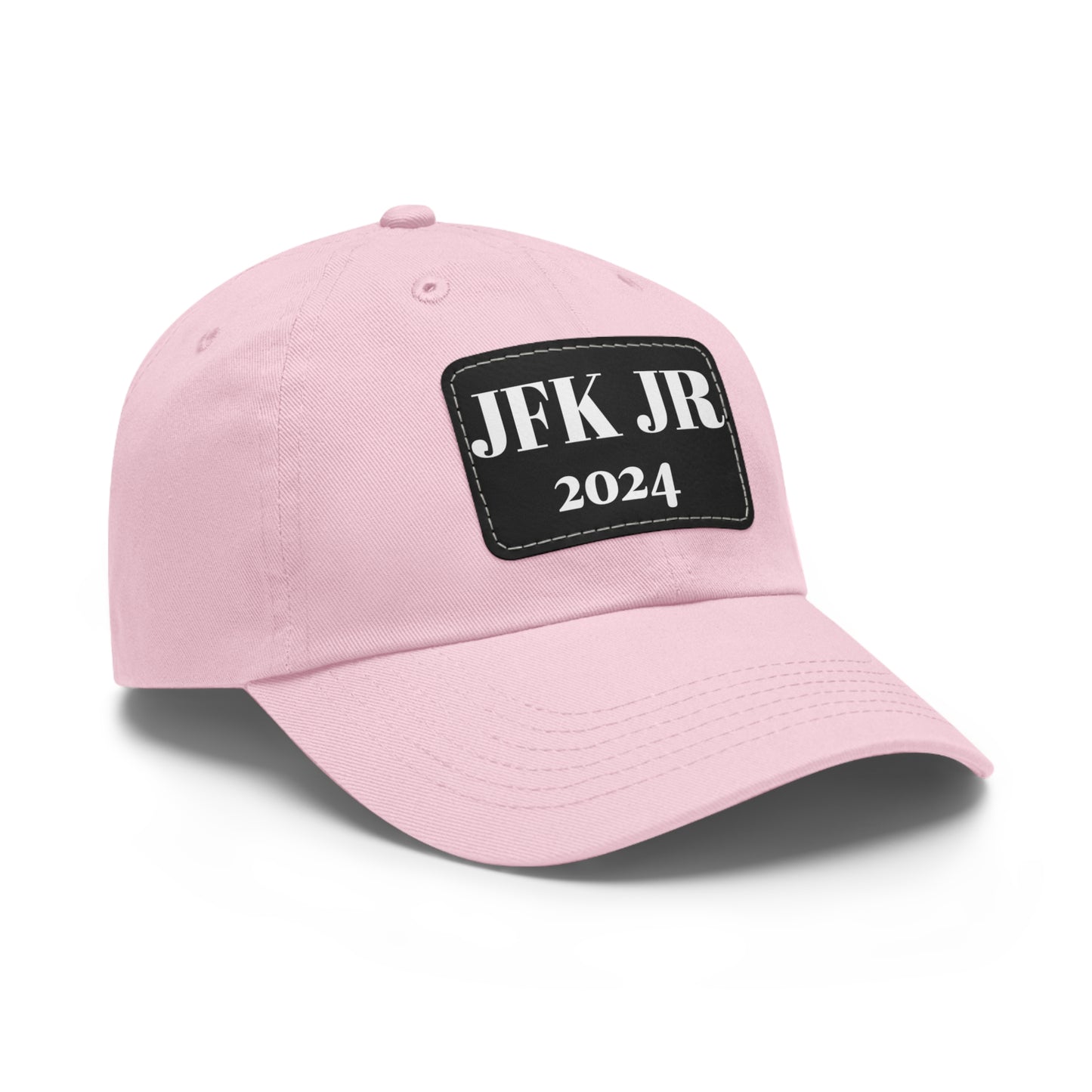 JFK JR 2024 Dad Hat with Leather Patch (Rectangle)