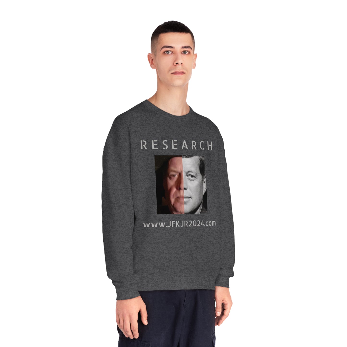Research Faces Sweatshirt