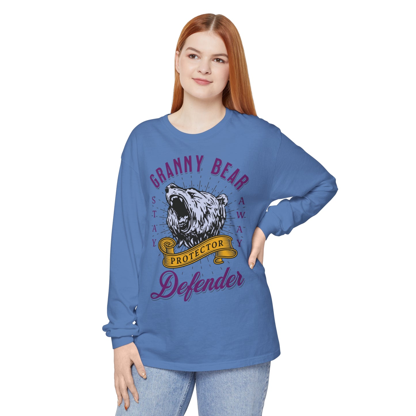 Granny Bear Protector Long Sleeve T-Shirt