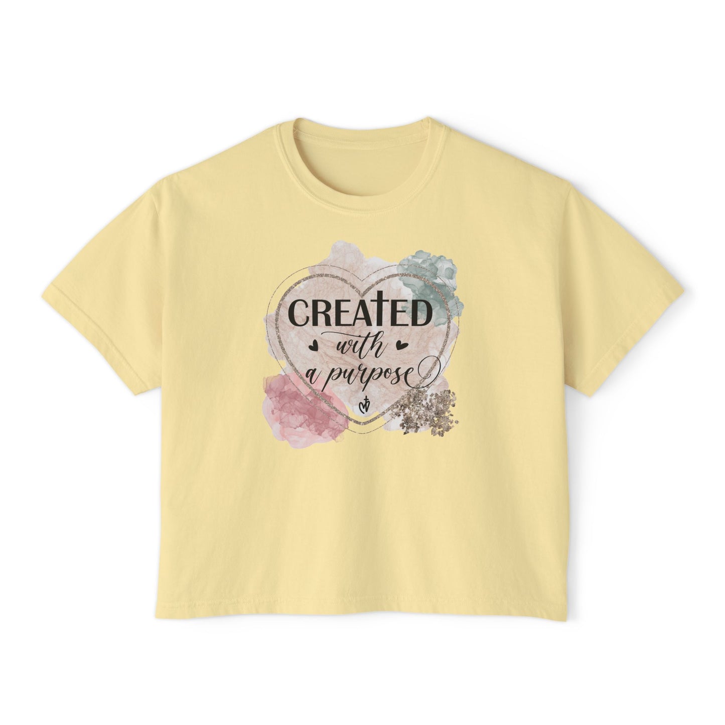 Created With Purpose Women's Boxy Tee