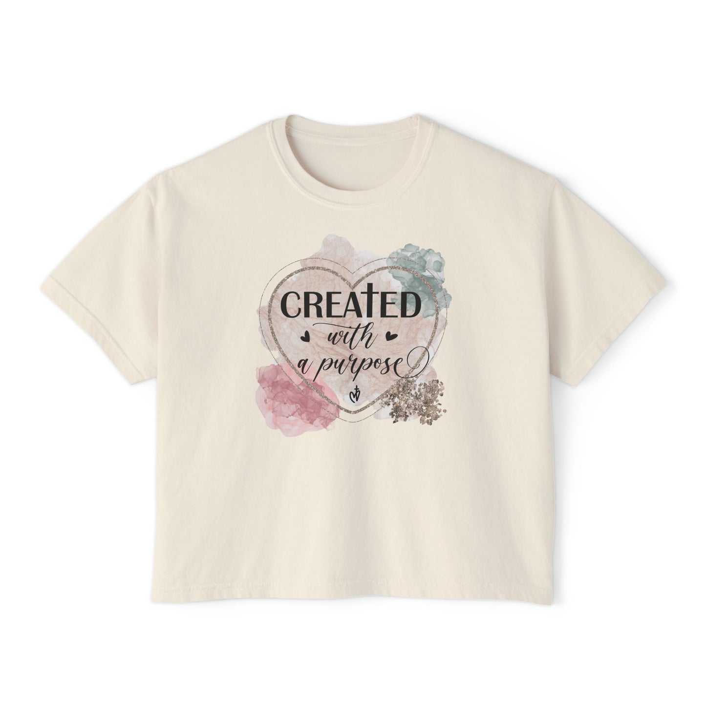 Created With Purpose Women's Boxy Tee
