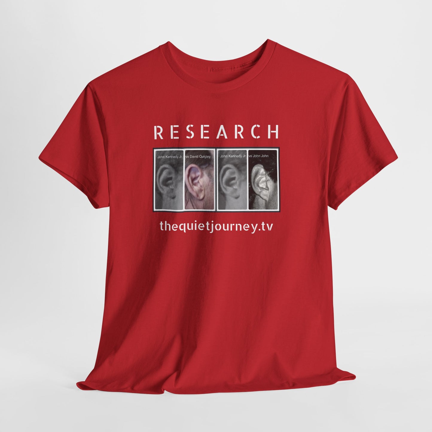 RESEARCH EARS (White Text) - Gildan