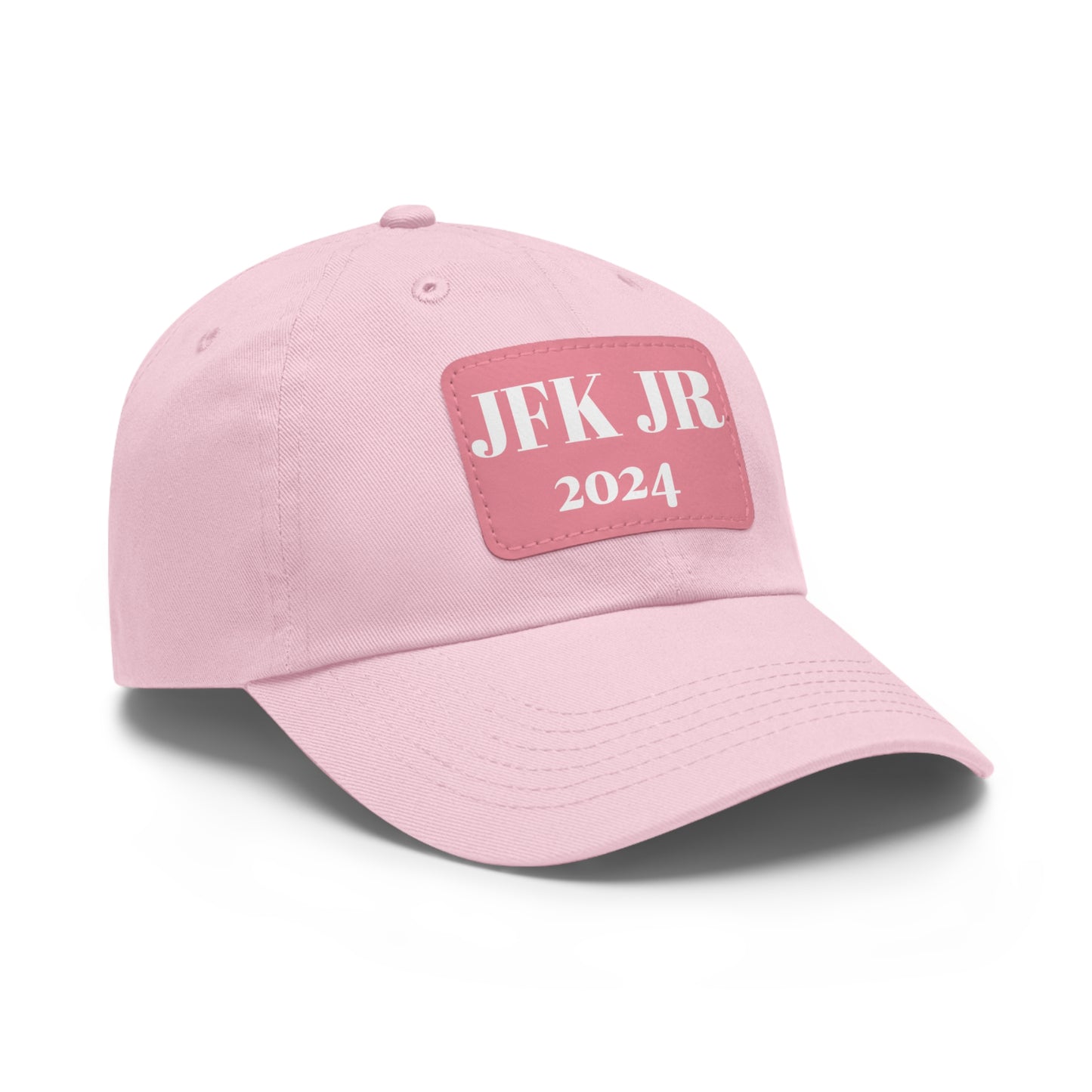 JFK JR 2024 Dad Hat with Leather Patch (Rectangle)