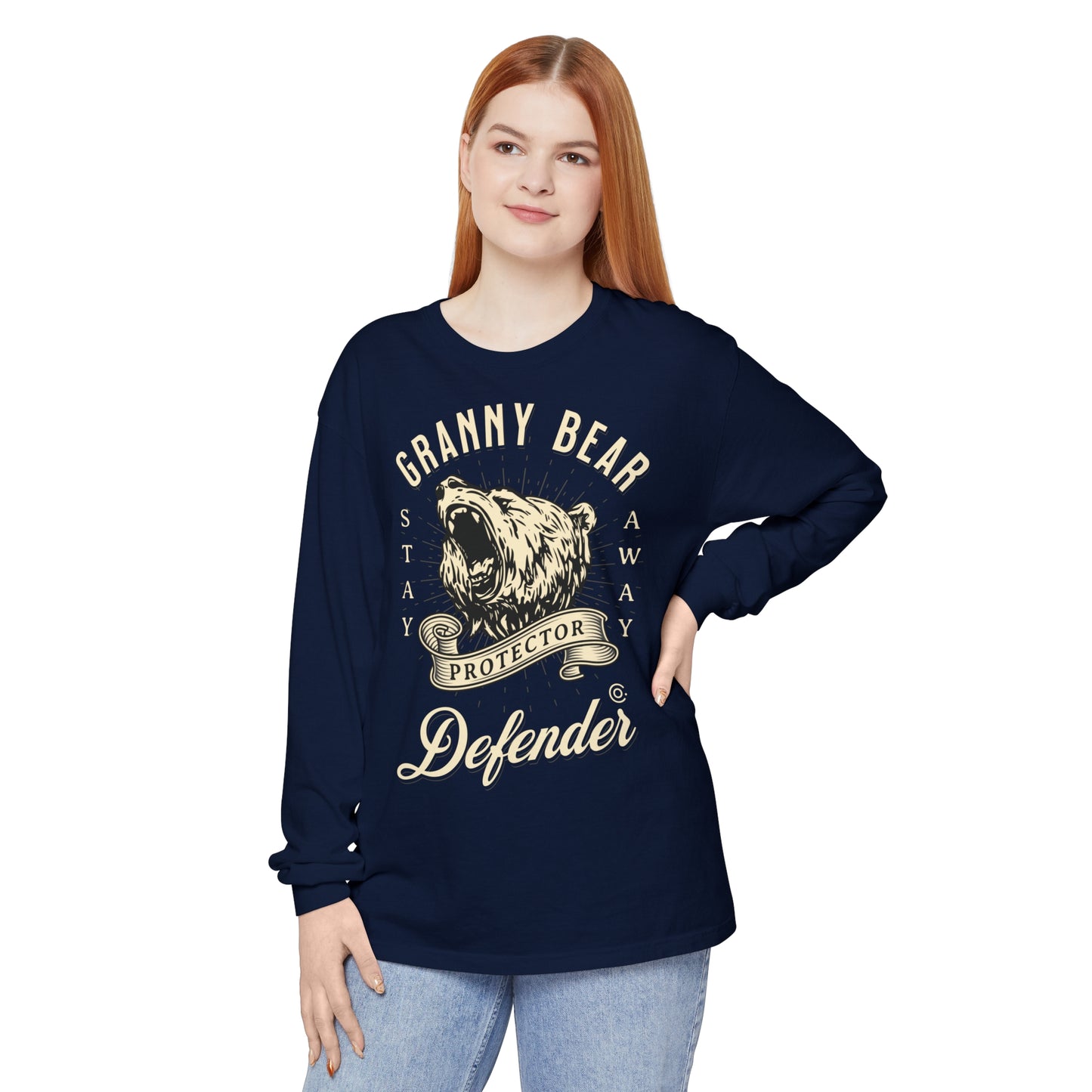 Granny Bear Protector Long Sleeve T-Shirt