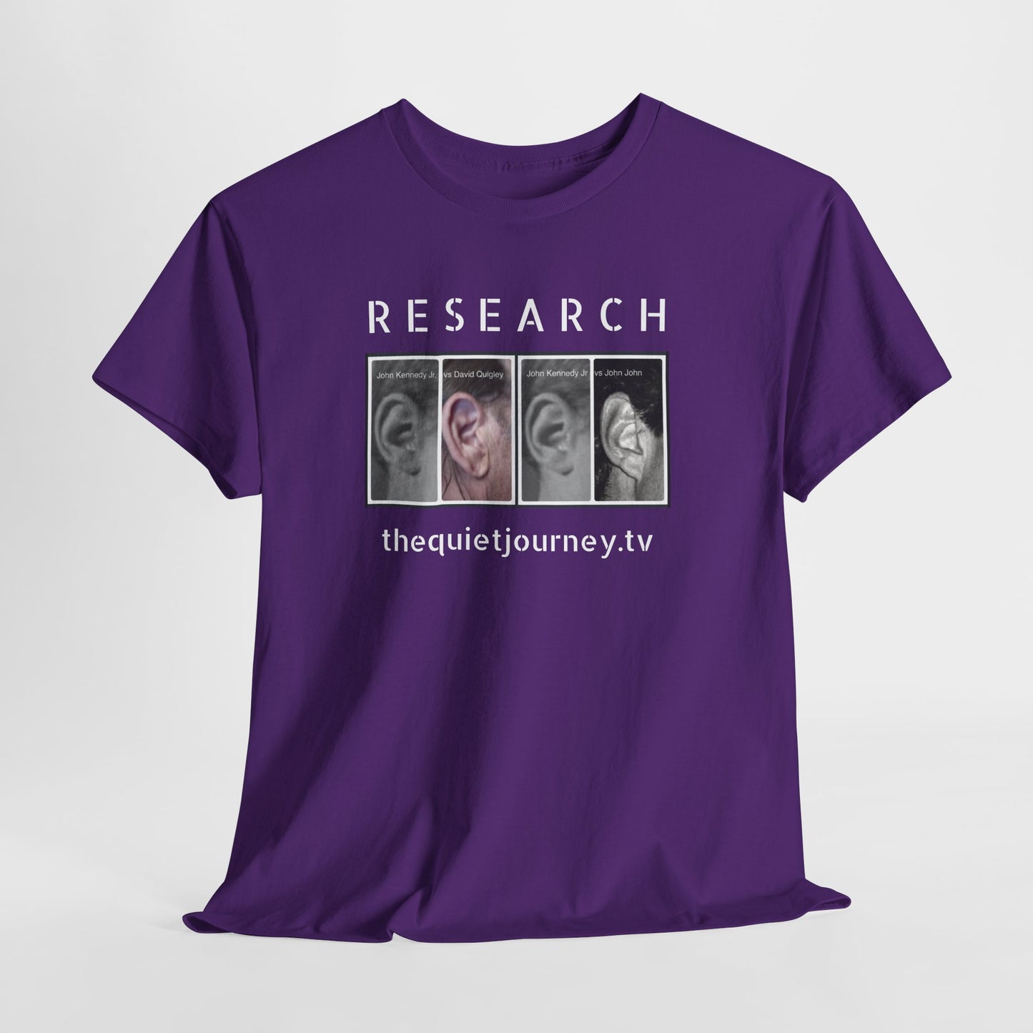 RESEARCH EARS (White Text) - Gildan