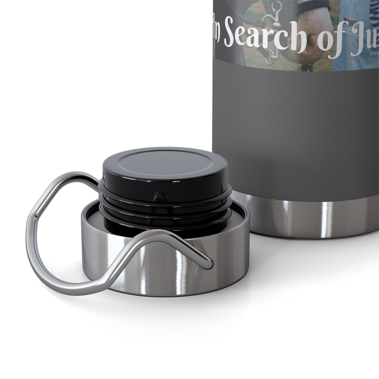 Justice For John Jr. Copper Vacuum Insulated Bottle, 22oz