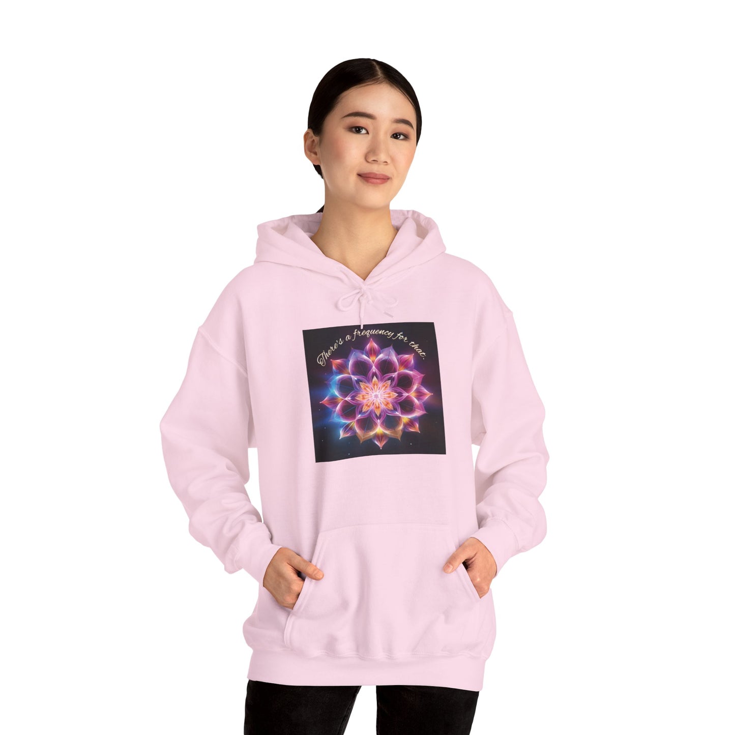 There's A Frequency For That (Full Image) Unisex Heavy Blend™ Hooded Sweatshirt