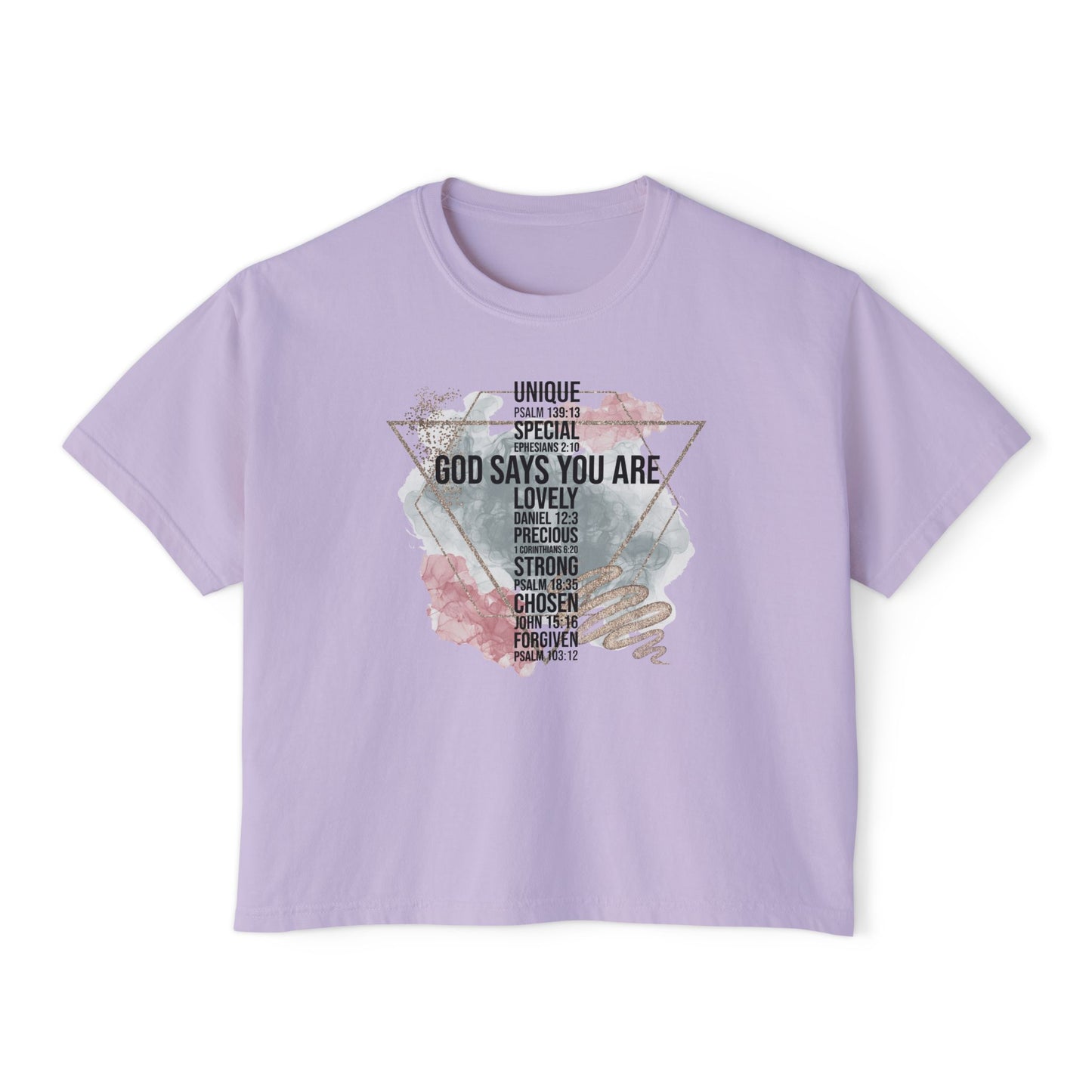 God Says You Are Women's Boxy Tee