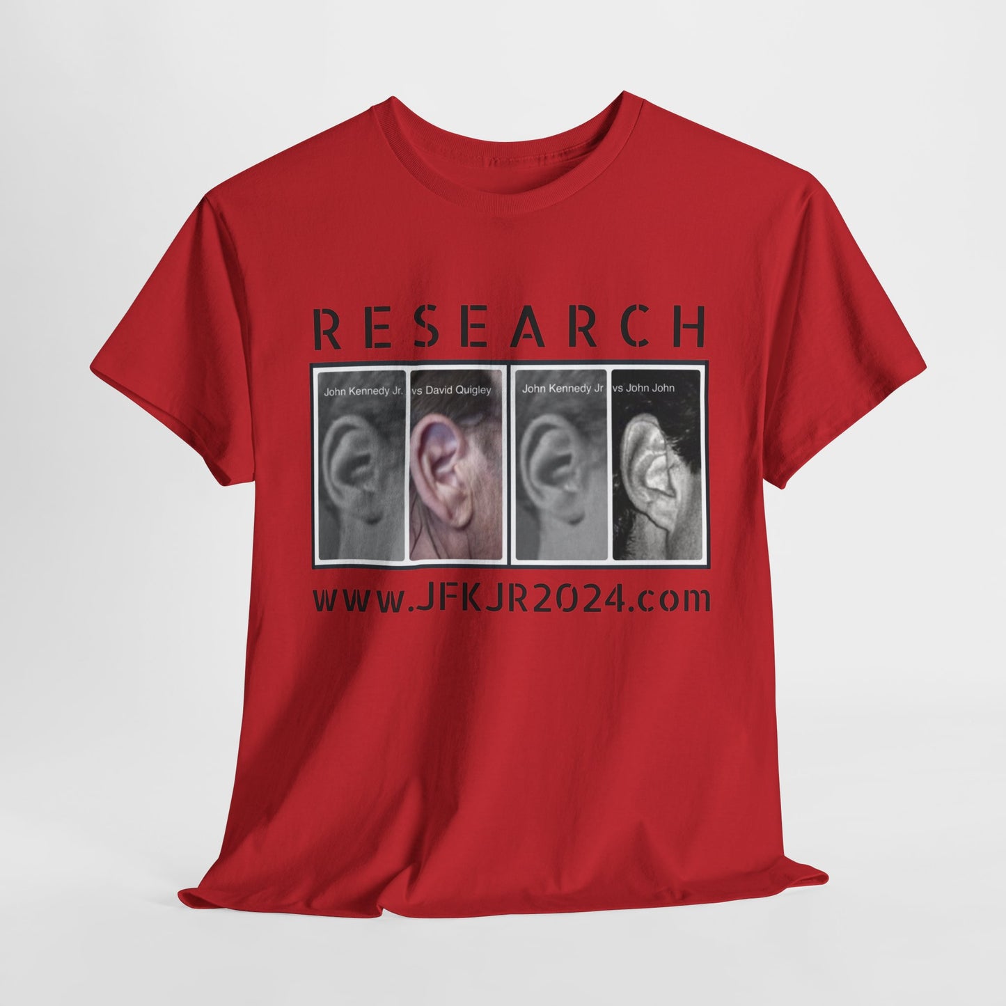RESEARCH EARS (Black Text) - Gildan