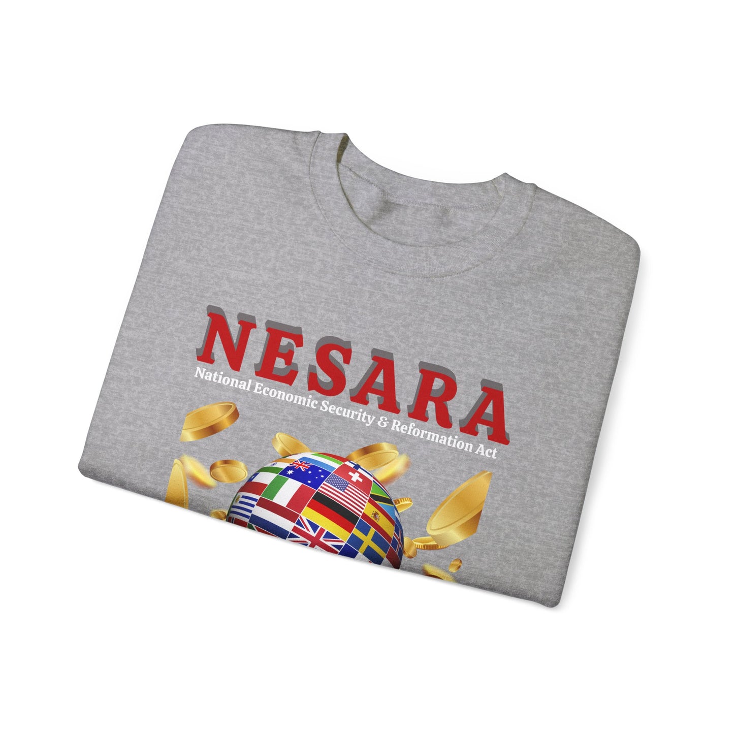NESARA GESARA World Unisex Heavy Blend™ Crewneck Sweatshirt