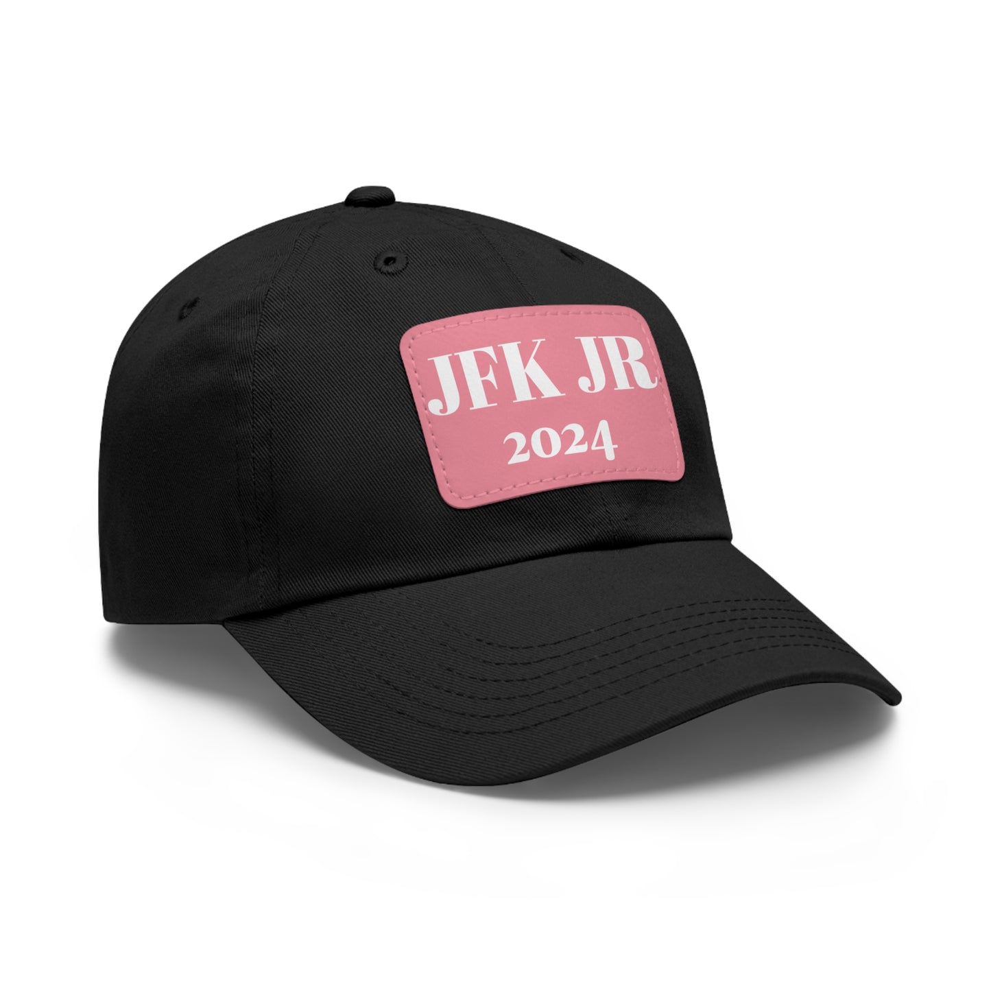 JFK JR 2024 Dad Hat with Leather Patch (Rectangle)