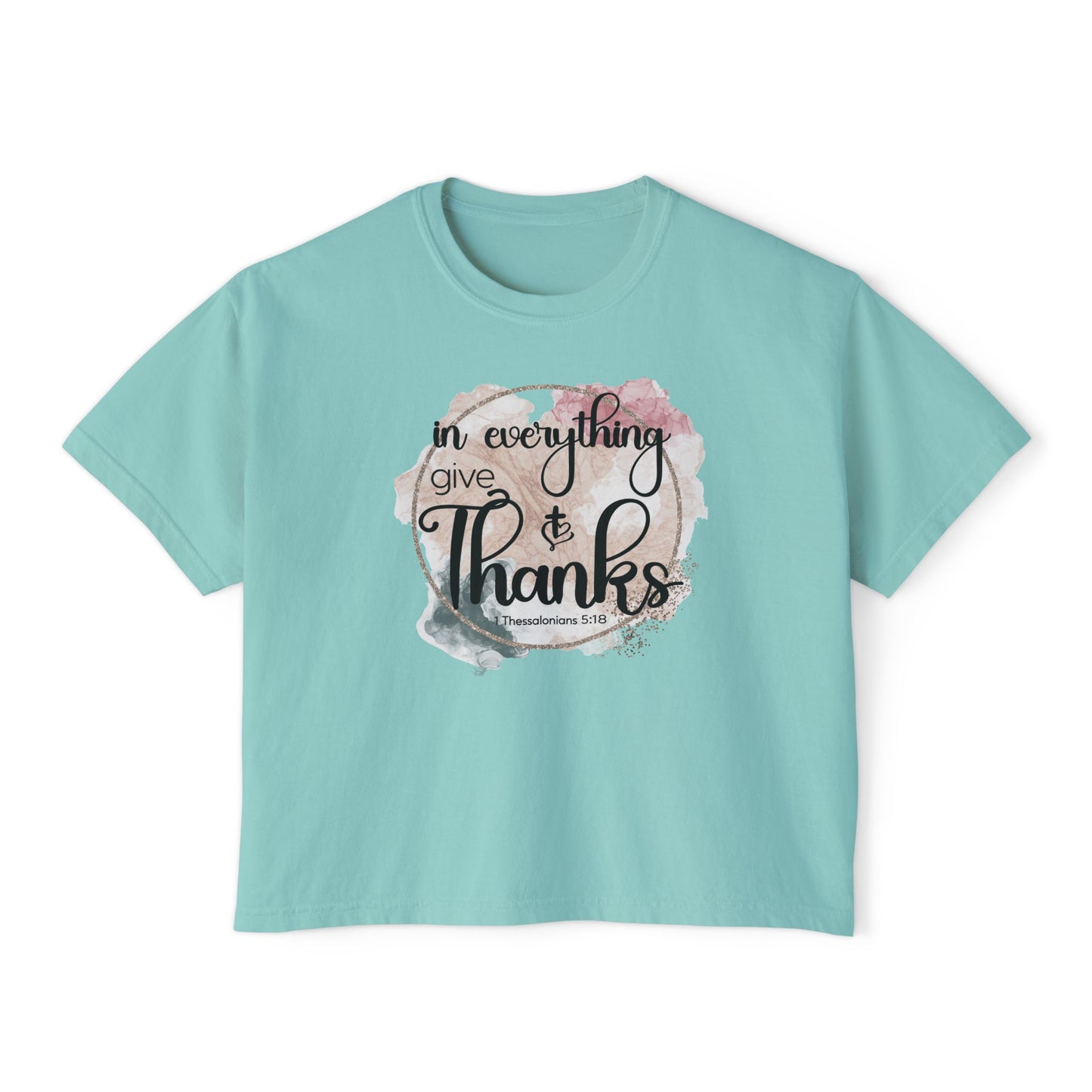 Give Thanks Women's Boxy Tee