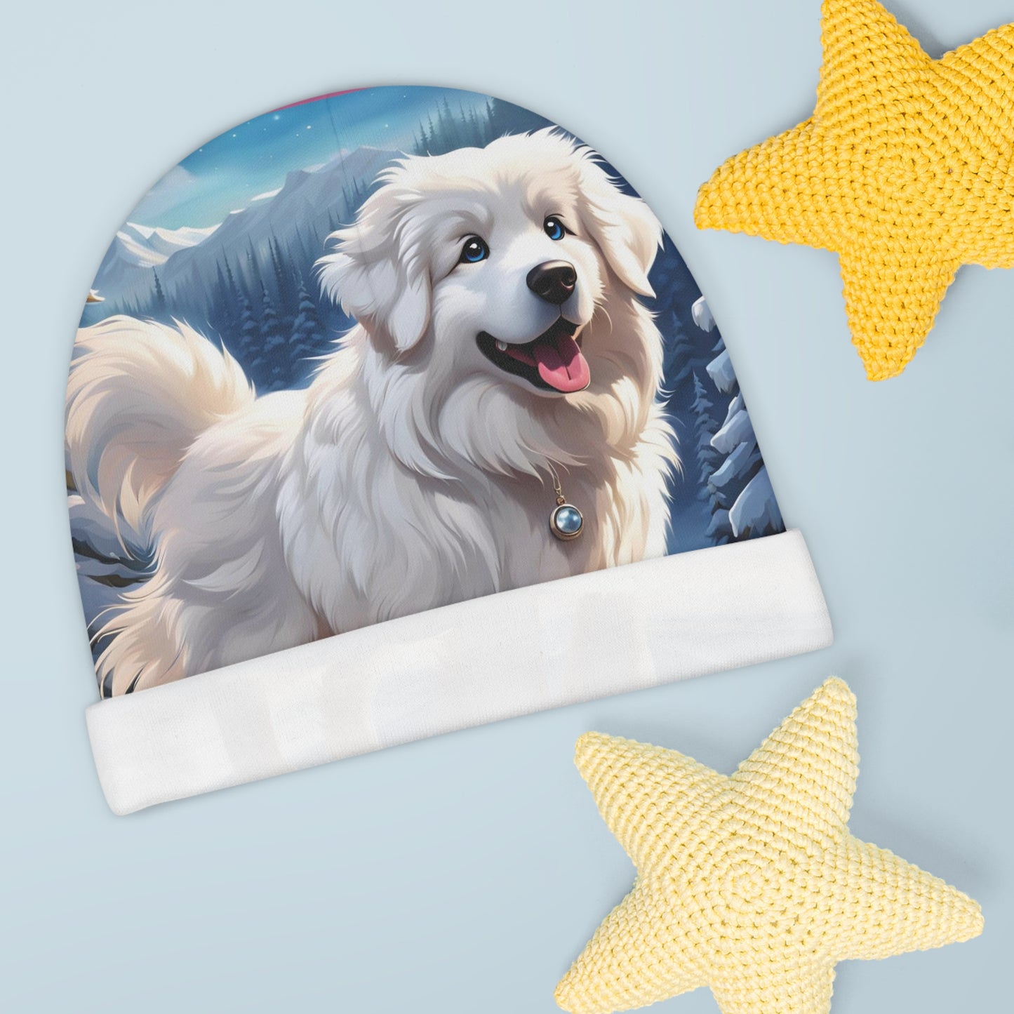 Great Pyrenees Baby Beanie